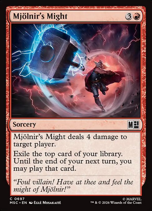 Mjölnir's Might - Marvel Super Heroes Commander