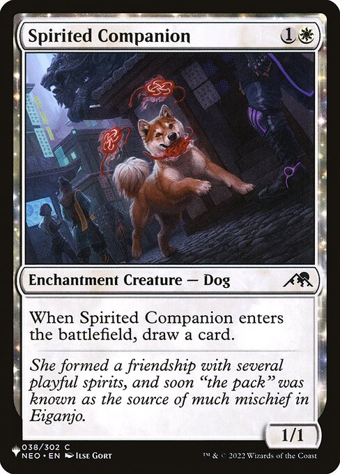 Spirited Companion - The List