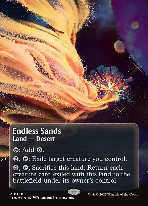Endless Sands - Edge of Eternities: Stellar Sights - Galaxy Foil, Borderless
