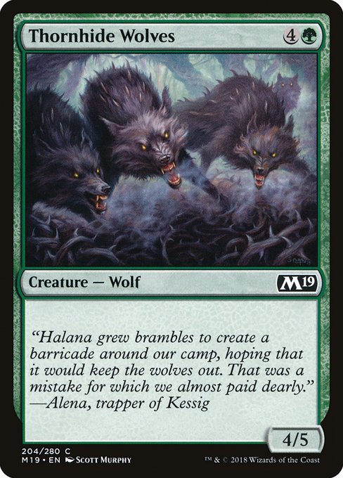 Thornhide Wolves - Core Set 2019