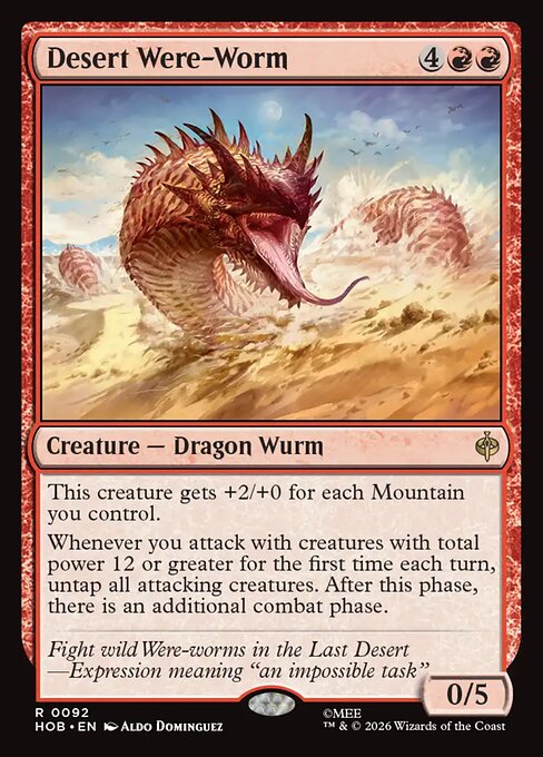 Desert Were-Worm - The Hobbit