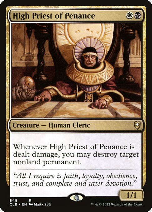 High Priest of Penance - Commander Legends: Battle for Baldur's Gate