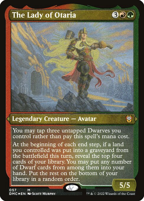 The Lady of Otaria - Dominaria United Commander - Etched Foil