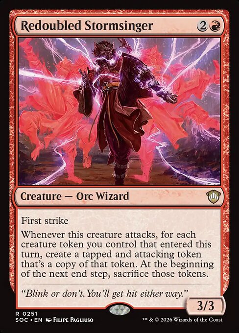 Redoubled Stormsinger - Secrets of Strixhaven Commander
