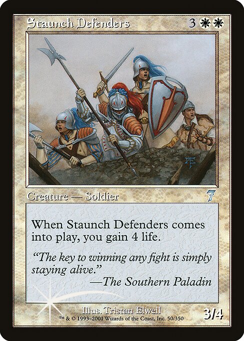 Staunch Defenders - Seventh Edition - Promo Foil