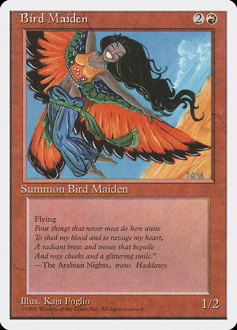 Bird Maiden - Fourth Edition