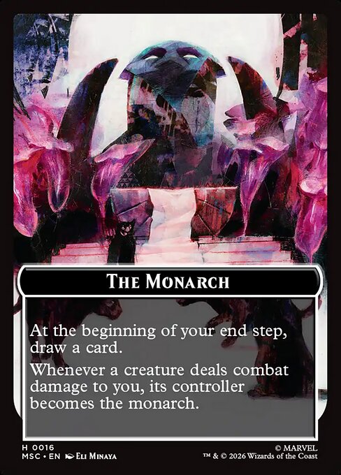 The Monarch - Marvel Super Heroes Commander Tokens