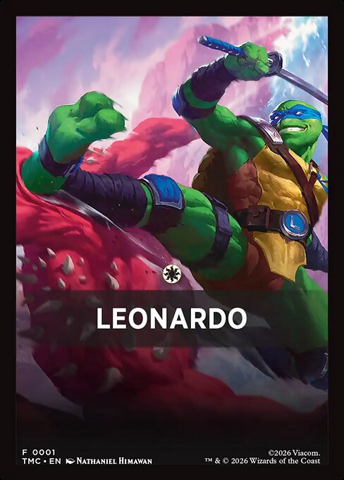 Leonardo - Teenage Mutant Ninja Turtles Eternal Front Cards