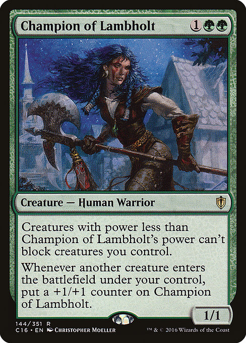 Champion of Lambholt - Commander 2016