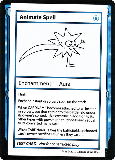 Animate Spell - Mystery Booster Playtest Cards 2021