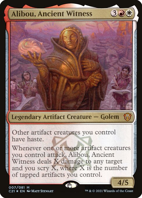 Alibou, Ancient Witness - Commander 2021