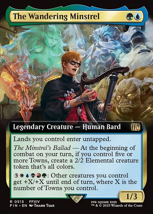 The Wandering Minstrel - Final Fantasy - Extended Art