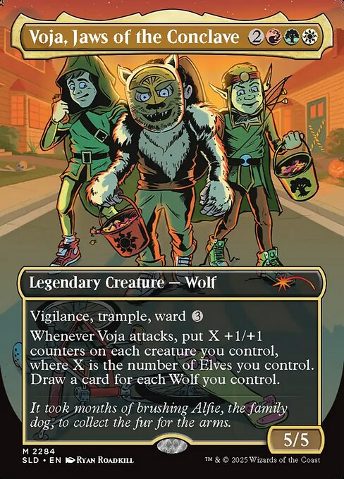 Voja, Jaws of the Conclave - Secret Lair Drop - Borderless