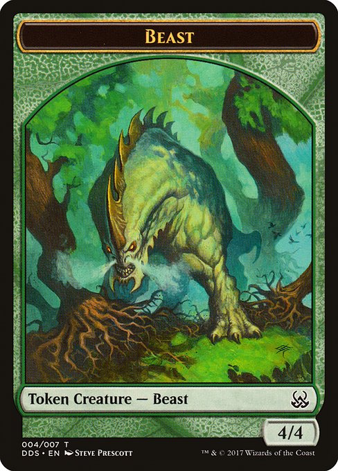 Beast - Duel Decks: Mind vs. Might Tokens