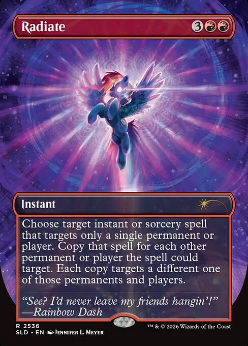 Radiate - Secret Lair Drop - Borderless