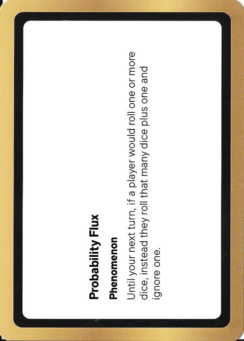 Probability Flux - Black Lotus Unknown Planechase