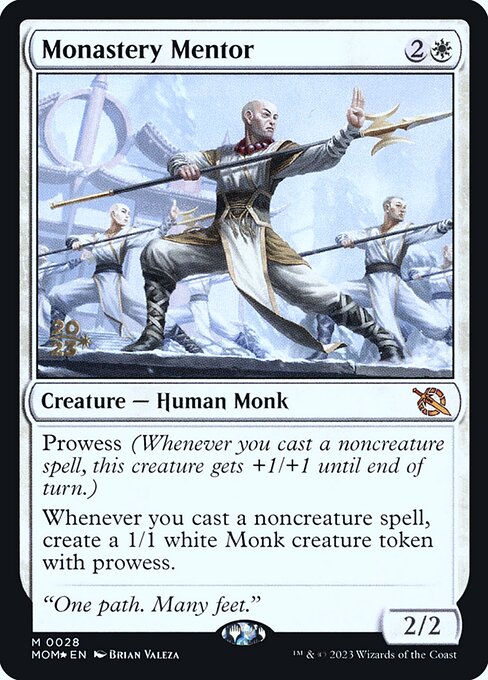 Monastery Mentor - March of the Machine Promos - Promo Foil