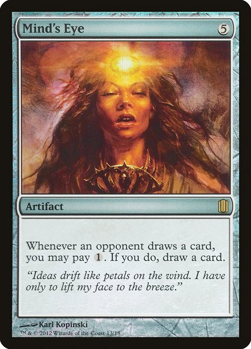 Mind's Eye - Commander's Arsenal - Promo Foil