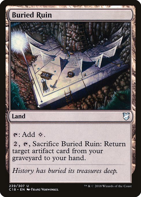 Buried Ruin - Commander 2018