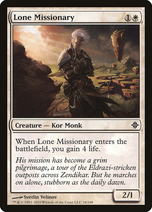 Lone Missionary - Rise of the Eldrazi