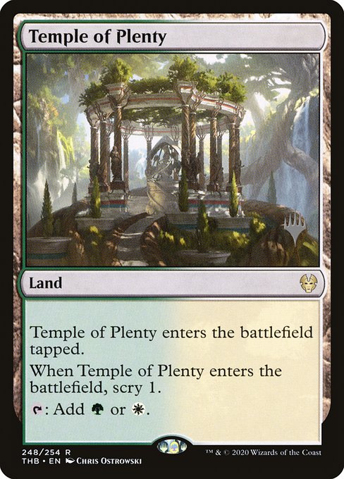 Temple of Plenty - Theros Beyond Death Promos