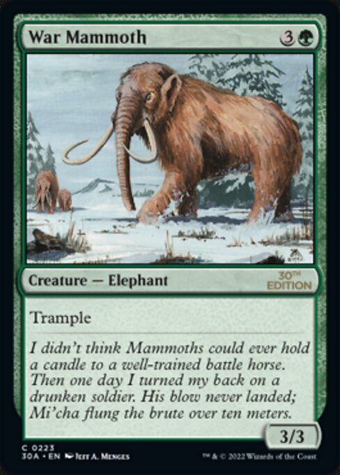 War Mammoth - 30th Anniversary Edition