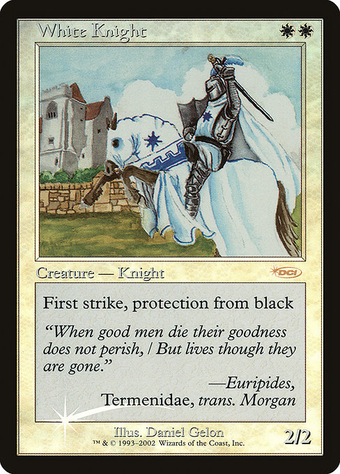 White Knight - Friday Night Magic 2002 - Promo Foil