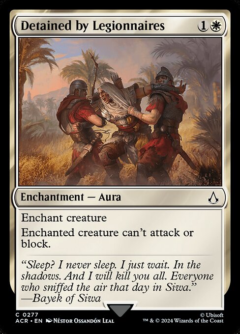 Detained by Legionnaires - Assassin's Creed