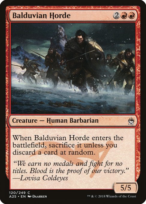 Balduvian Horde - Masters 25