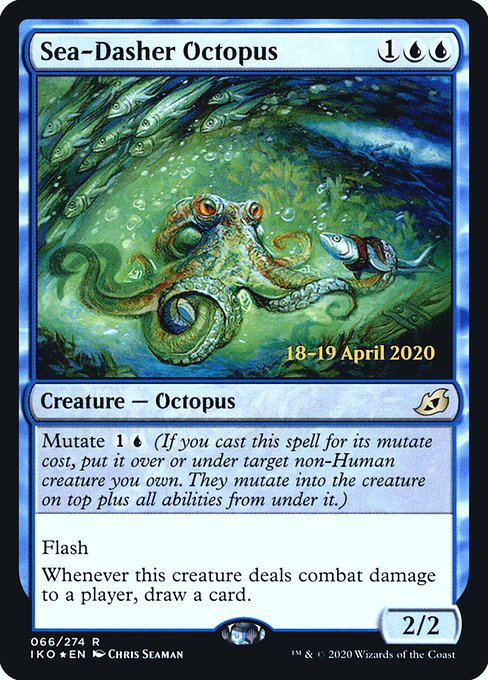 Sea-Dasher Octopus - Ikoria: Lair of Behemoths Promos