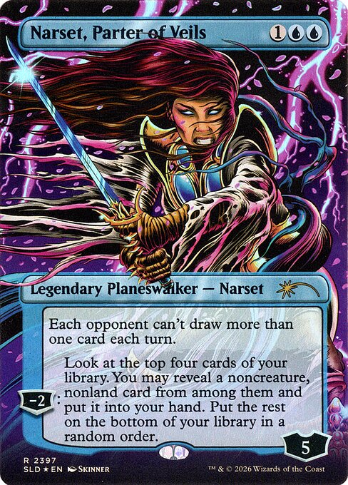 Narset, Parter of Veils - Secret Lair Drop - Borderless