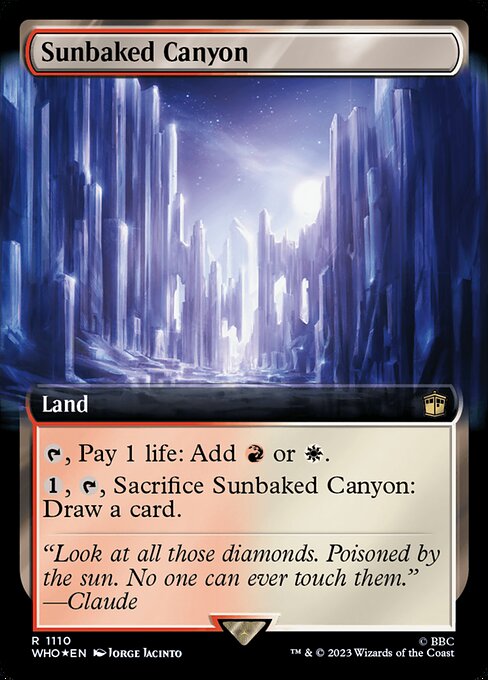 Sunbaked Canyon - Doctor Who - Surge Foil