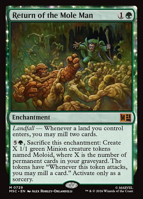 Return of the Mole Man - Marvel Super Heroes Commander