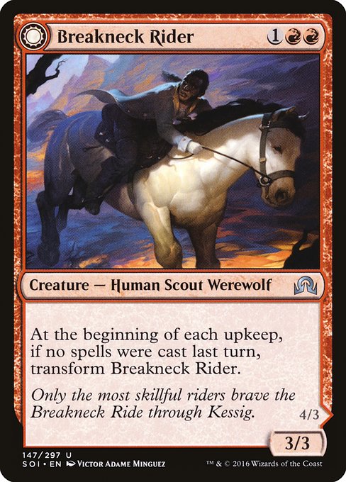 Breakneck Rider // Neck Breaker - Shadows over Innistrad