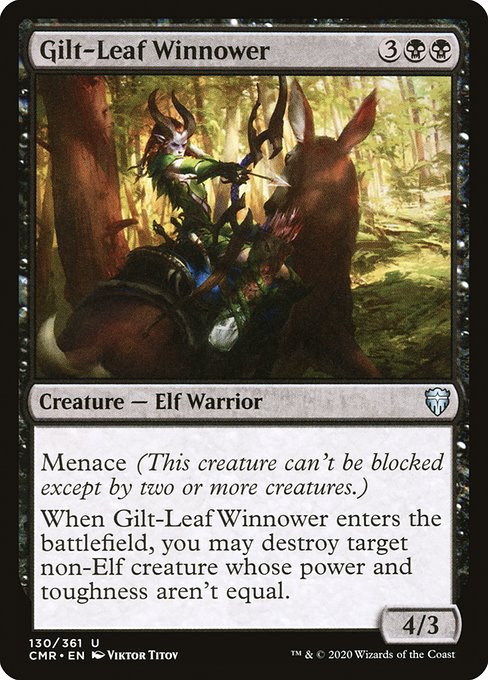 Gilt-Leaf Winnower - Commander Legends