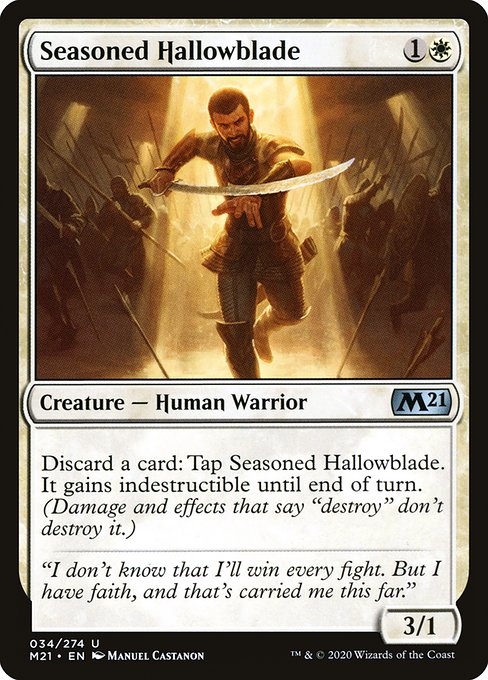 Seasoned Hallowblade - Core Set 2021