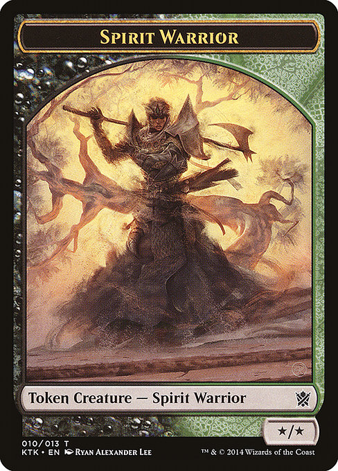 Spirit Warrior - Khans of Tarkir Tokens