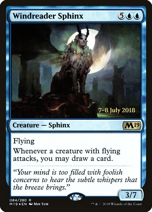 Windreader Sphinx - Core Set 2019 Promos - Promo Foil