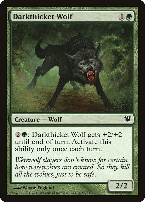 Darkthicket Wolf - Innistrad