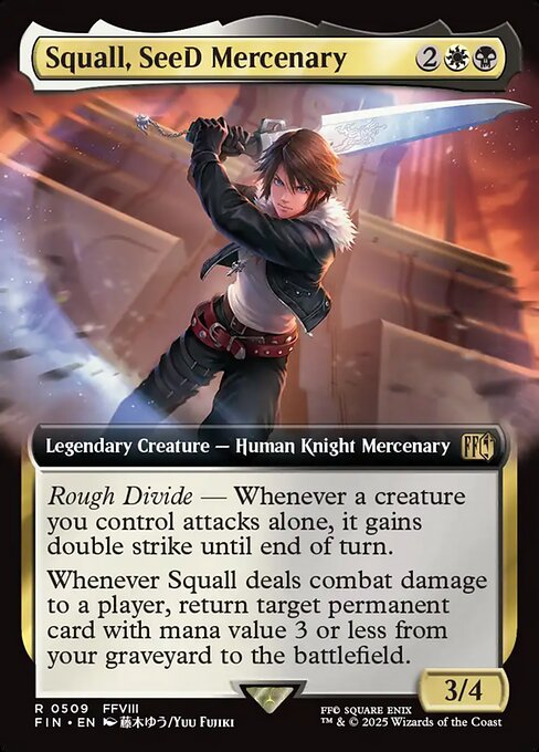 Squall, SeeD Mercenary - Final Fantasy - Extended Art