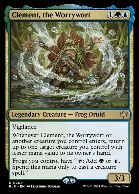 Clement, the Worrywort - Bloomburrow Promos