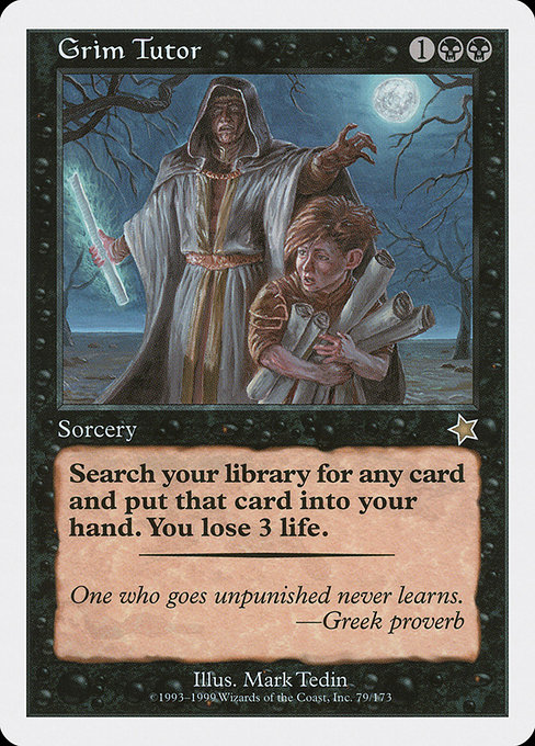 Grim Tutor - Starter 1999