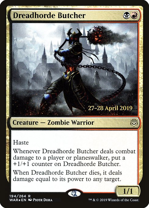 Dreadhorde Butcher - War of the Spark Promos
