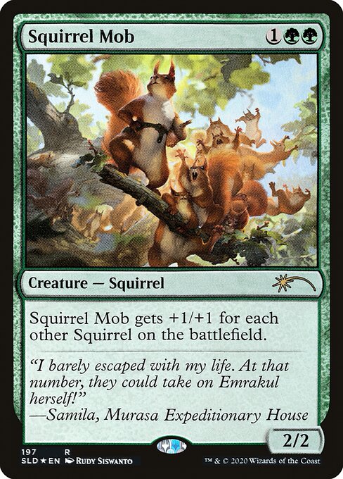 Squirrel Mob - Secret Lair Drop - Promo Foil