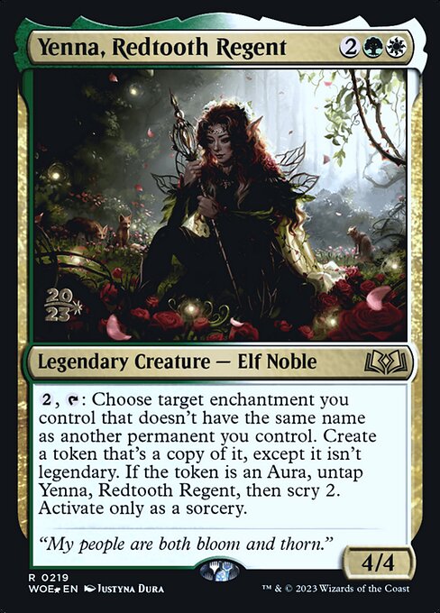 Yenna, Redtooth Regent - Wilds of Eldraine Promos - Promo Foil