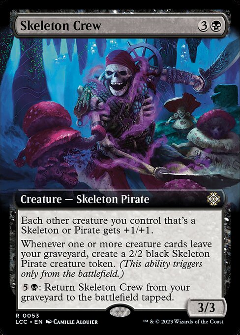 Skeleton Crew - The Lost Caverns of Ixalan Commander - Extended Art
