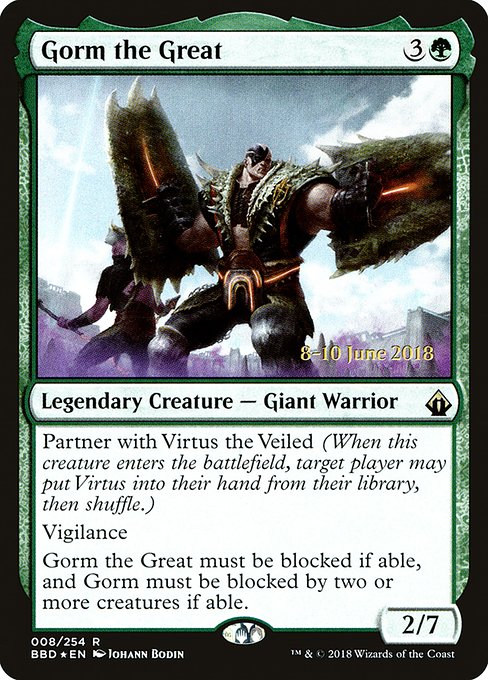 Gorm the Great - Battlebond Promos - Promo Foil