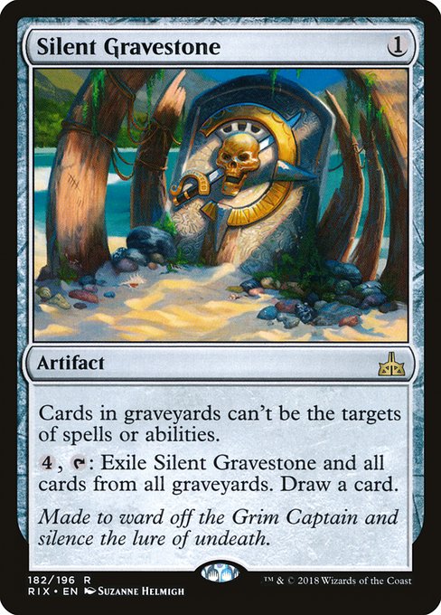 Silent Gravestone - Rivals of Ixalan