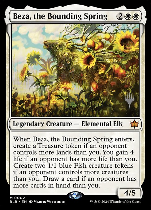 Beza, the Bounding Spring - Bloomburrow Promos