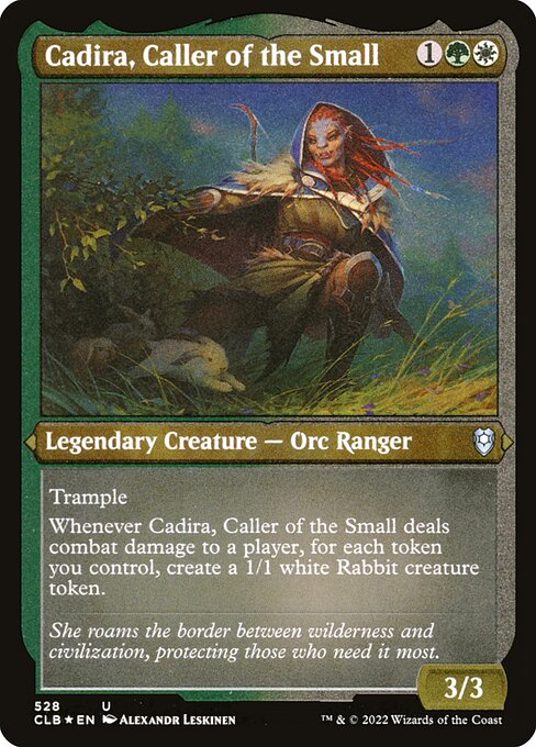 Cadira, Caller of the Small - Commander Legends: Battle for Baldur's Gate - Etched Foil